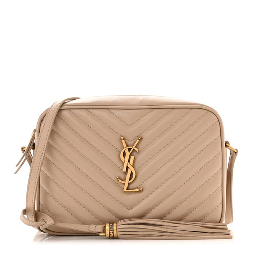 YVES SAINT LAURENT QUILTED CALFSKIN LOU CAMERA BAG