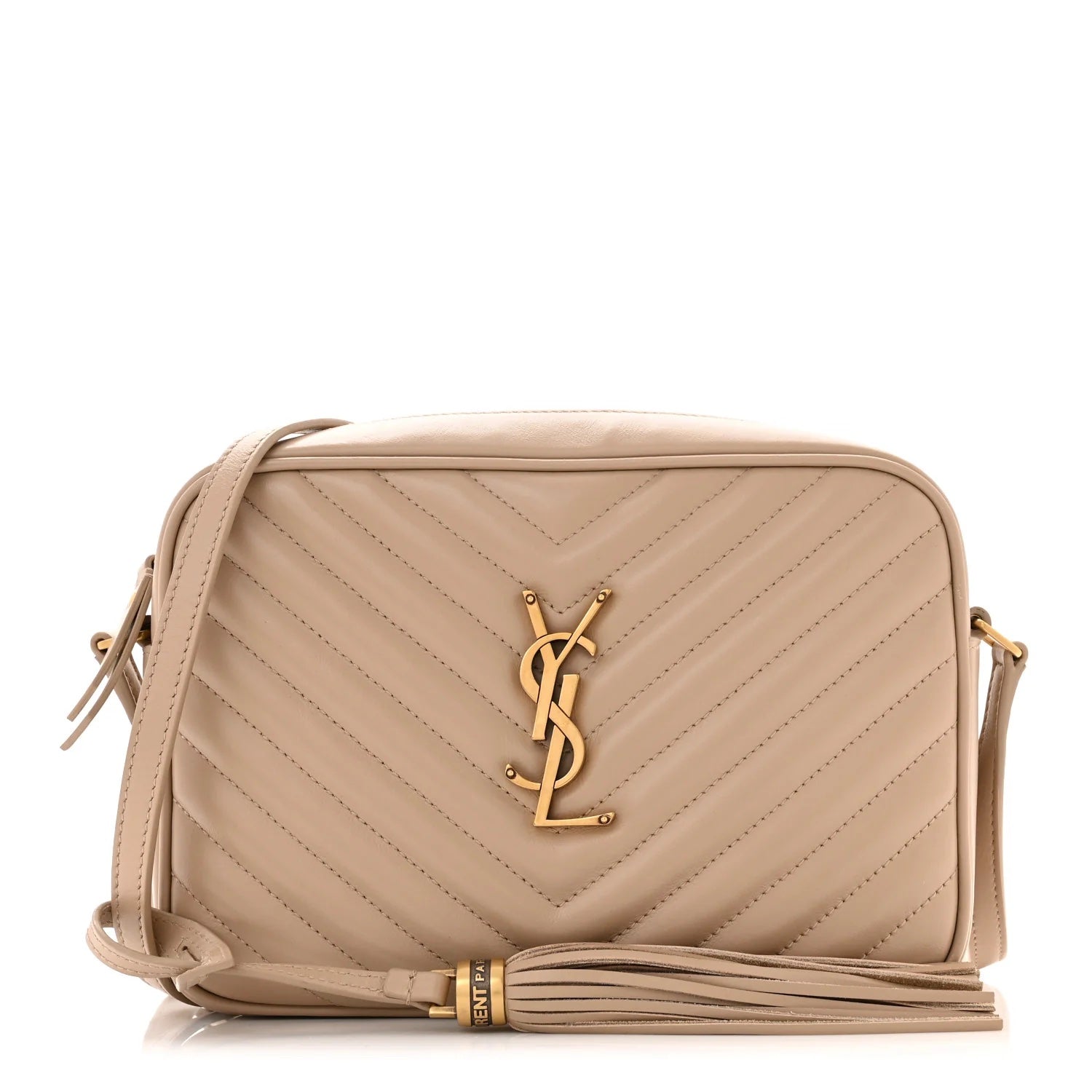 YVES SAINT LAURENT QUILTED CALFSKIN LOU CAMERA BAG