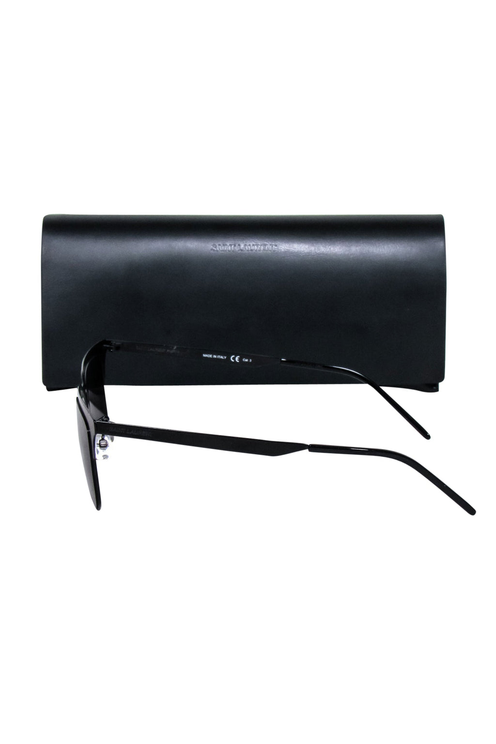 Yves Saint Laurent - Black Metal Slim Sunglasses