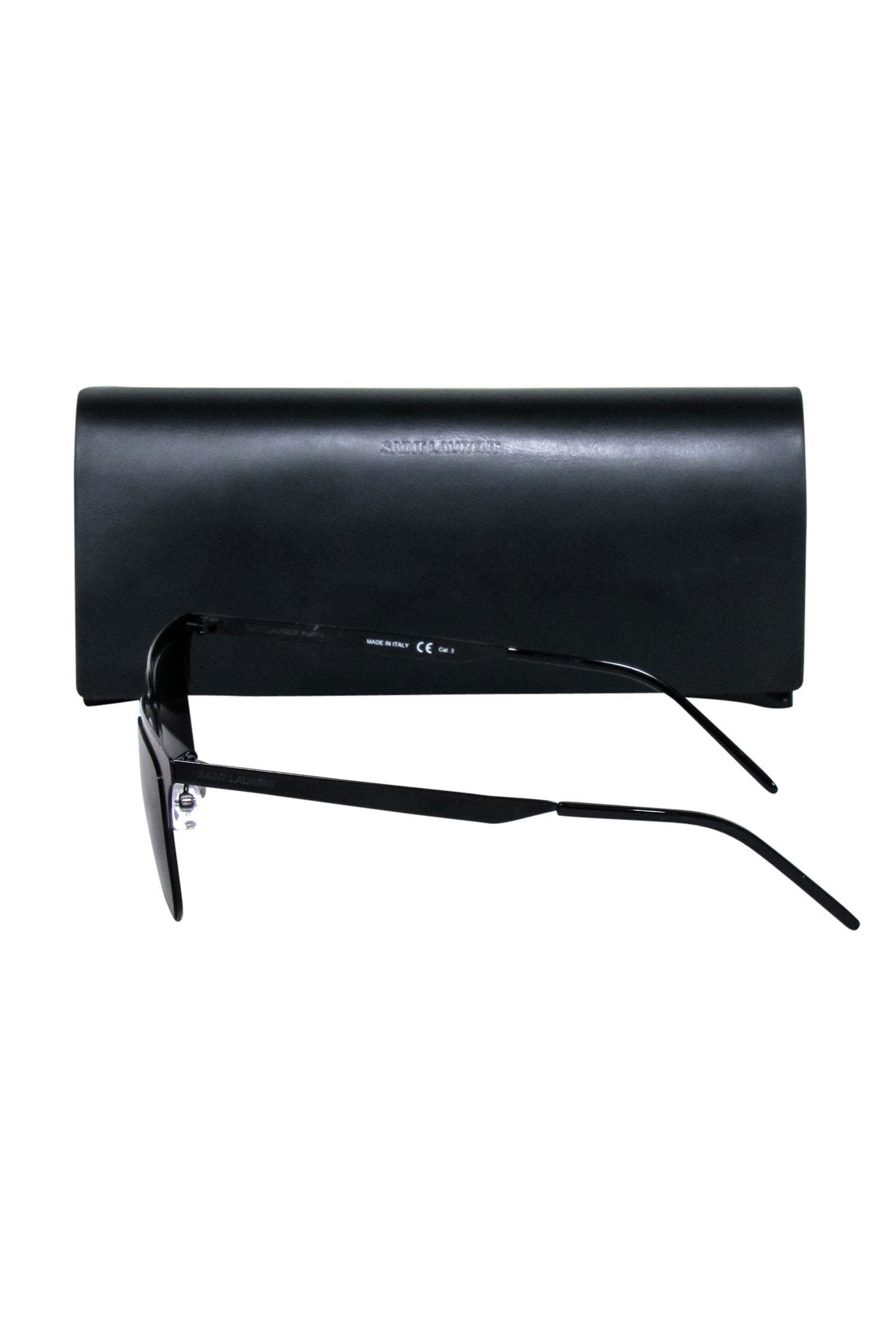 Yves Saint Laurent - Black Metal Slim Sunglasses