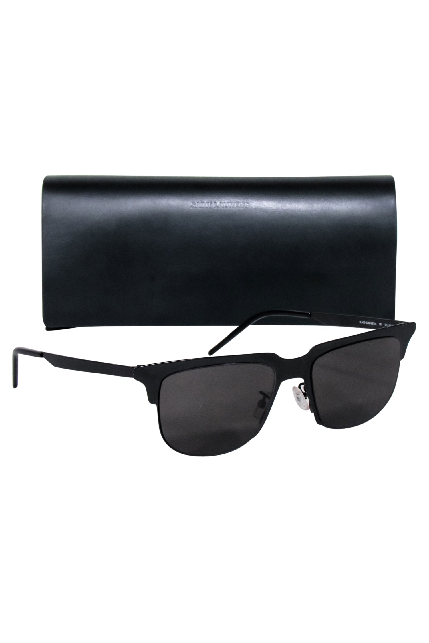 Yves Saint Laurent - Black Metal Slim Sunglasses