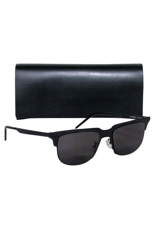 Yves Saint Laurent - Black Metal Slim Sunglasses