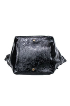 Yves Saint Laurent - Black Patent Leather Downtown Tote