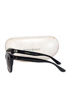 Yves Saint Laurent - Black Rounded Large Sunglasses