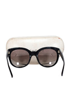 Yves Saint Laurent - Black Rounded Large Sunglasses
