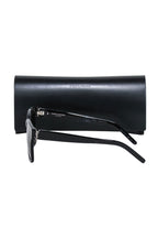 Yves Saint Laurent - Black Square Sunglasses w/ Logo Side Detail