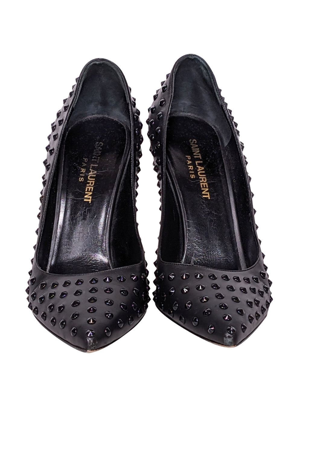Yves Saint Laurent - Black Studded Basic Pumps Sz 8
