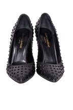 Yves Saint Laurent - Black Studded Basic Pumps Sz 8