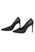 Yves Saint Laurent - Black Studded Basic Pumps Sz 8