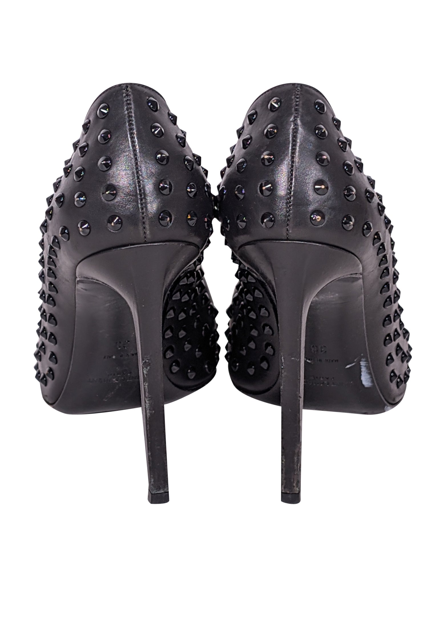 Yves Saint Laurent - Black Studded Basic Pumps Sz 8
