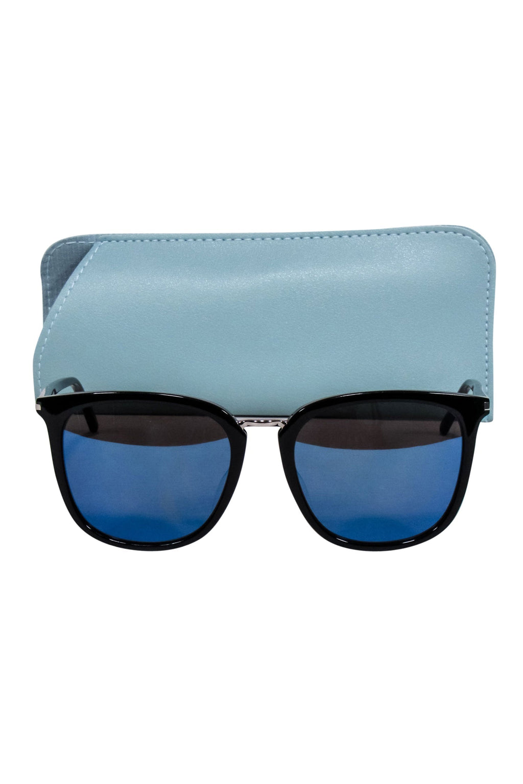 Yves Saint Laurent - Black Thin Frame Sunglasses