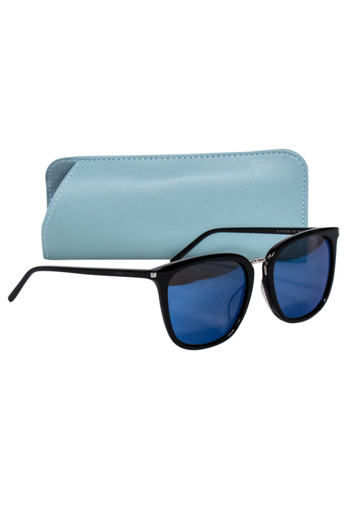 Yves Saint Laurent - Black Thin Frame Sunglasses