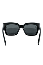 Yves Saint Laurent - Black w/ Glitter print Detail Square Sunglasses