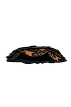 Yves Saint Laurent - Brown Leopard Print Calf Hair Tiered Shoulder Bag