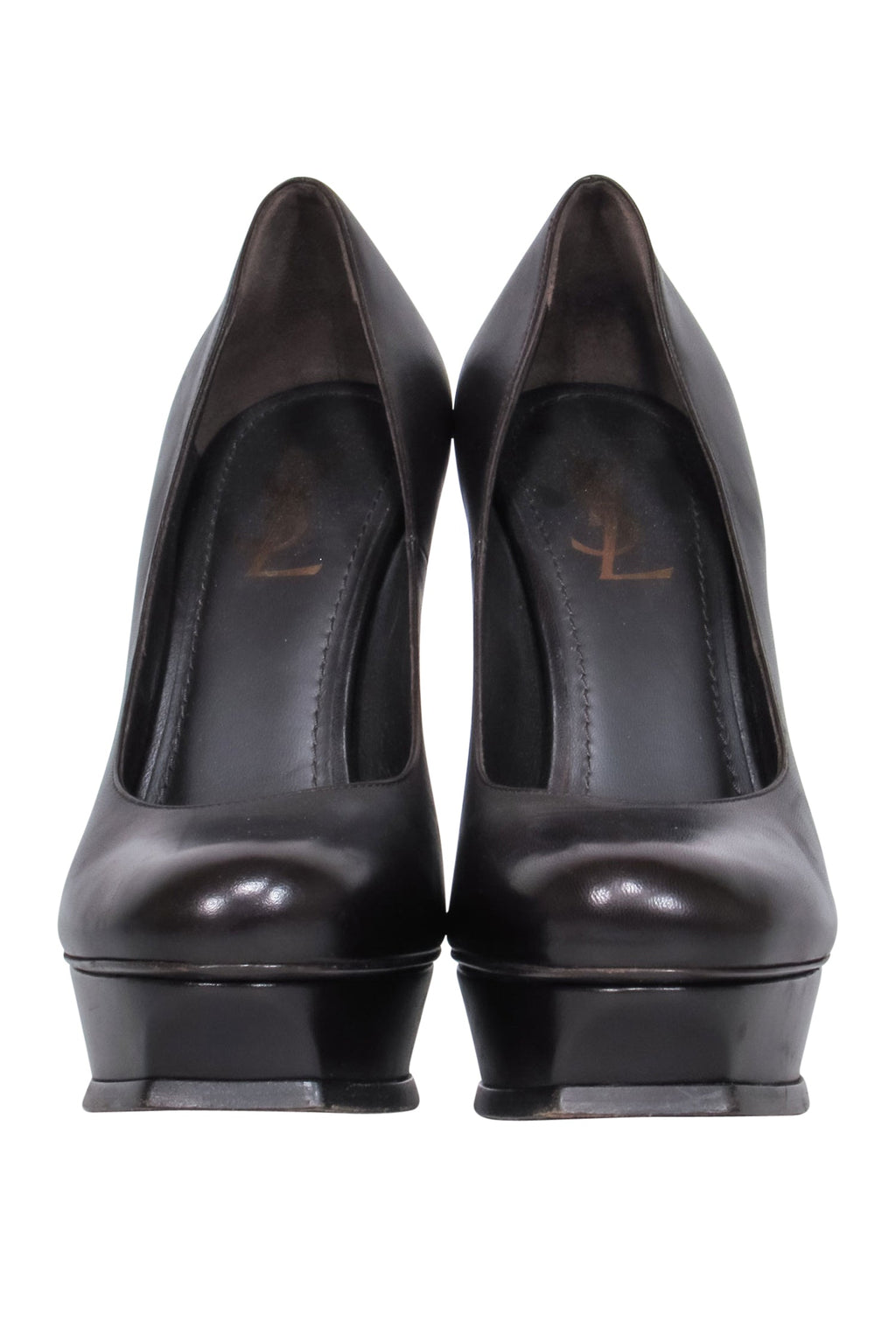 Yves Saint Laurent - Brown Platform Pumps Sz 10