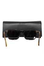 Yves Saint Laurent - Brown Tortoise Square Sunglasses
