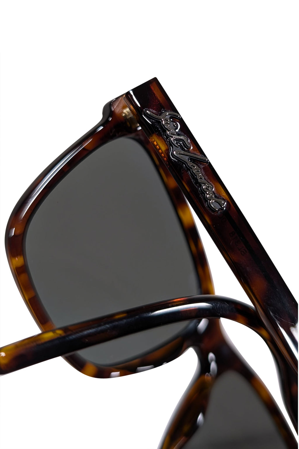 Yves Saint Laurent - Brown Tortoise Square Sunglasses