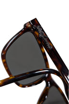 Yves Saint Laurent - Brown Tortoise Square Sunglasses