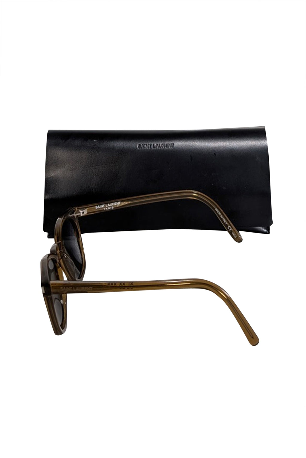 Yves Saint Laurent - Brown Translucent Sunglasses