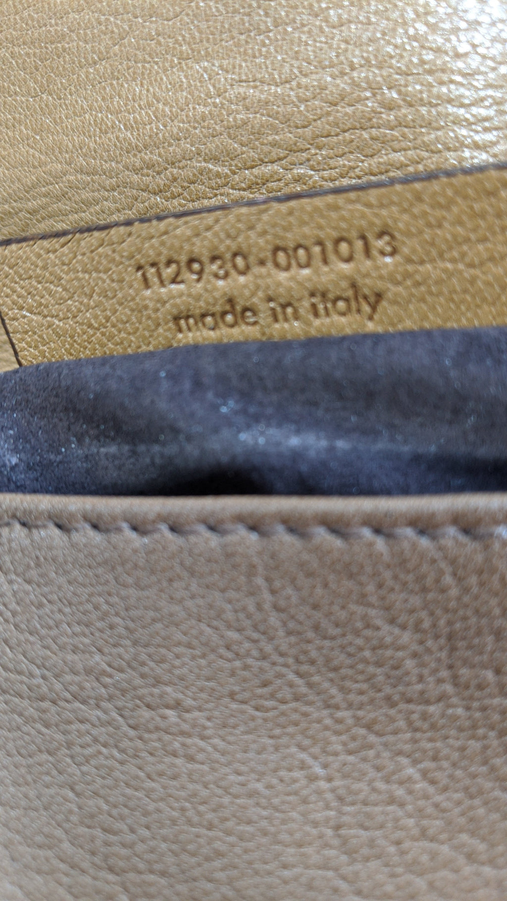 Yves Saint Laurent Calfskin Leather Nadja Small Flap Bag Brown