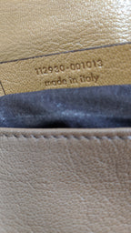 Yves Saint Laurent Calfskin Leather Nadja Small Flap Bag Brown