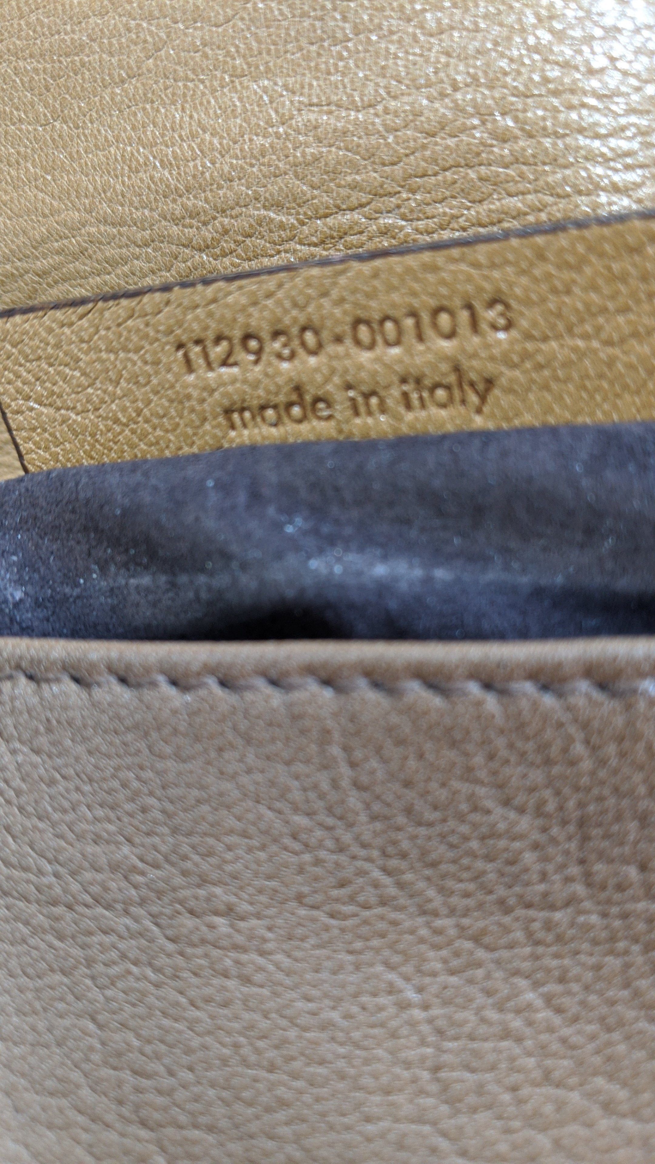 Yves Saint Laurent Calfskin Leather Nadja Small Flap Bag Brown