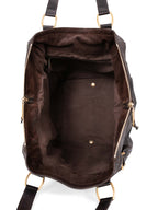 Yves Saint Laurent Calfskin Medium Downtown Bag Brown