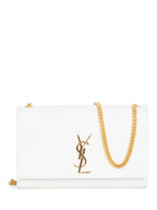 Yves Saint Laurent Medium Kate Flap Messenger White