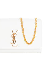 Yves Saint Laurent Medium Kate Flap Messenger White