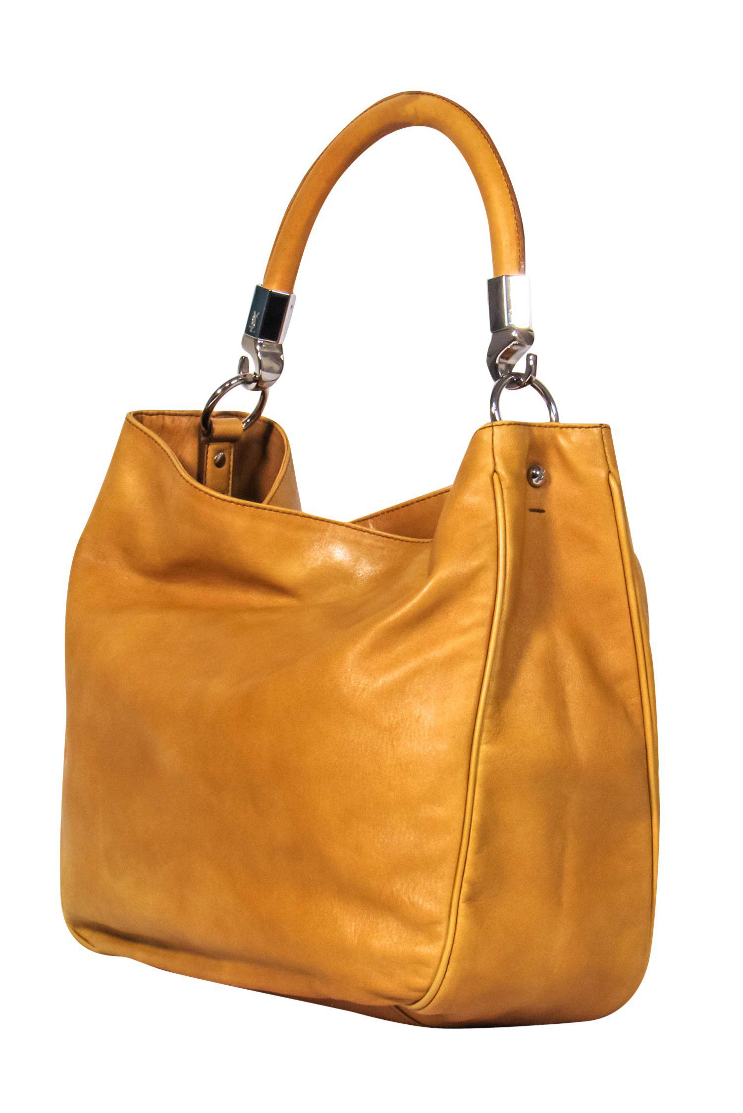 Yves Saint Laurent - Mustard Leather Handbag