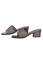 Yves Saint Laurent - Silver Open-Toe Mule Pumps Sz 7.5
