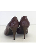 Yves Saint Laurent - Taupe Patent Leather Heels Sz 5.5
