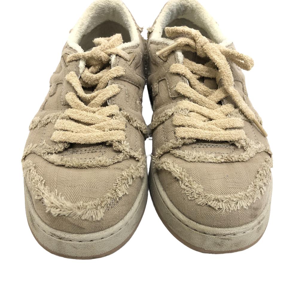 FENDI sneakers 7E1495 fabric beige FENDI MATCH Women 6