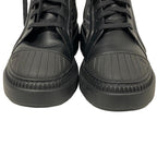 FENDI boots canvas black Short Boots Biker Boots Domino Women 38
