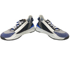 FENDI sneakers Fabric, Leather black flow mens 9