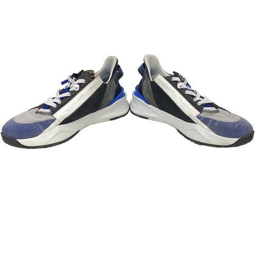 FENDI sneakers Fabric, Leather black flow mens 9