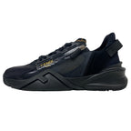 FENDI sneakers Leather, Fabric black Zucca flow 10