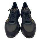 FENDI sneakers Leather, Fabric black Zucca flow 10