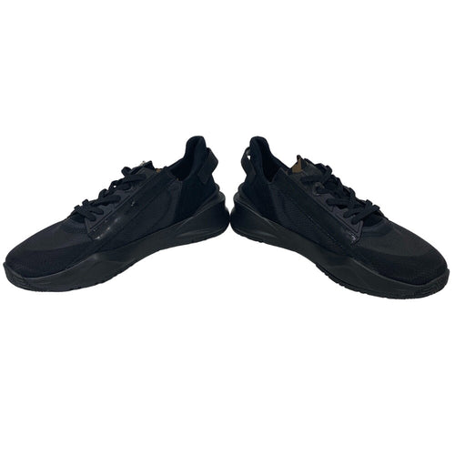 FENDI sneakers Leather, Fabric black Zucca flow 10