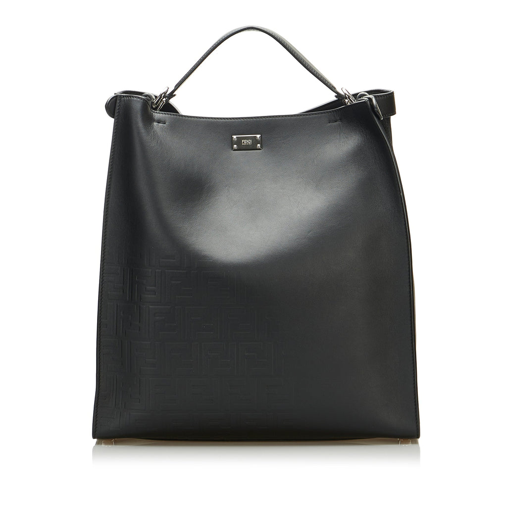 FENDI Zucca Peekaboo X-Lite Satchel