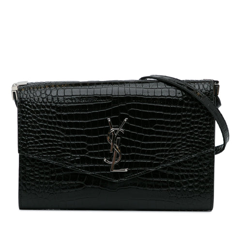 SAINT LAURENT - Embossed Uptown Crossbody Bag