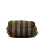 FENDI Pequin Canvas Tote Bag