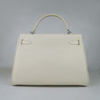 Hermes Kelly 32cm Togo Leather Handbag 6108 Beige Silver