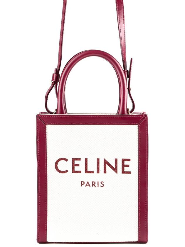 CELINE WoMen's Mini Vertical Cabas Tote Bag Red