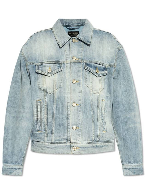 Balenciaga Balenciaga Denim Jacket, Women's, Blue