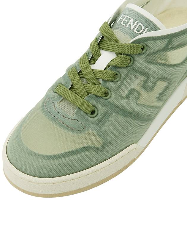 Fendi Match Mesh Low Top Sneakers Green