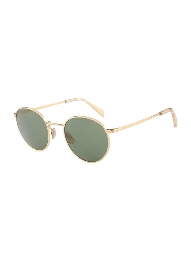 CELINE Eyewear Round Metal Sunglasses Gold