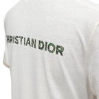 Christian Dior Princess And Dragon Foil Print Ringer Tshirt