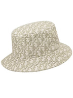 Oblig Technical Cotton Jacquard Bucket Hat Beige Dior