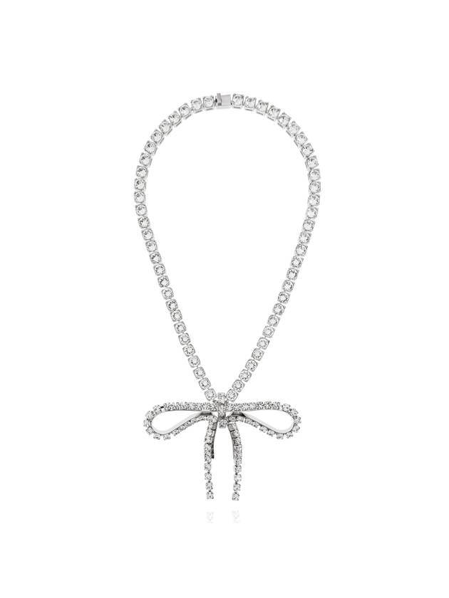 Balenciaga necklace pendant 748035 TZ23S 7155 SILVER CRYSTAL